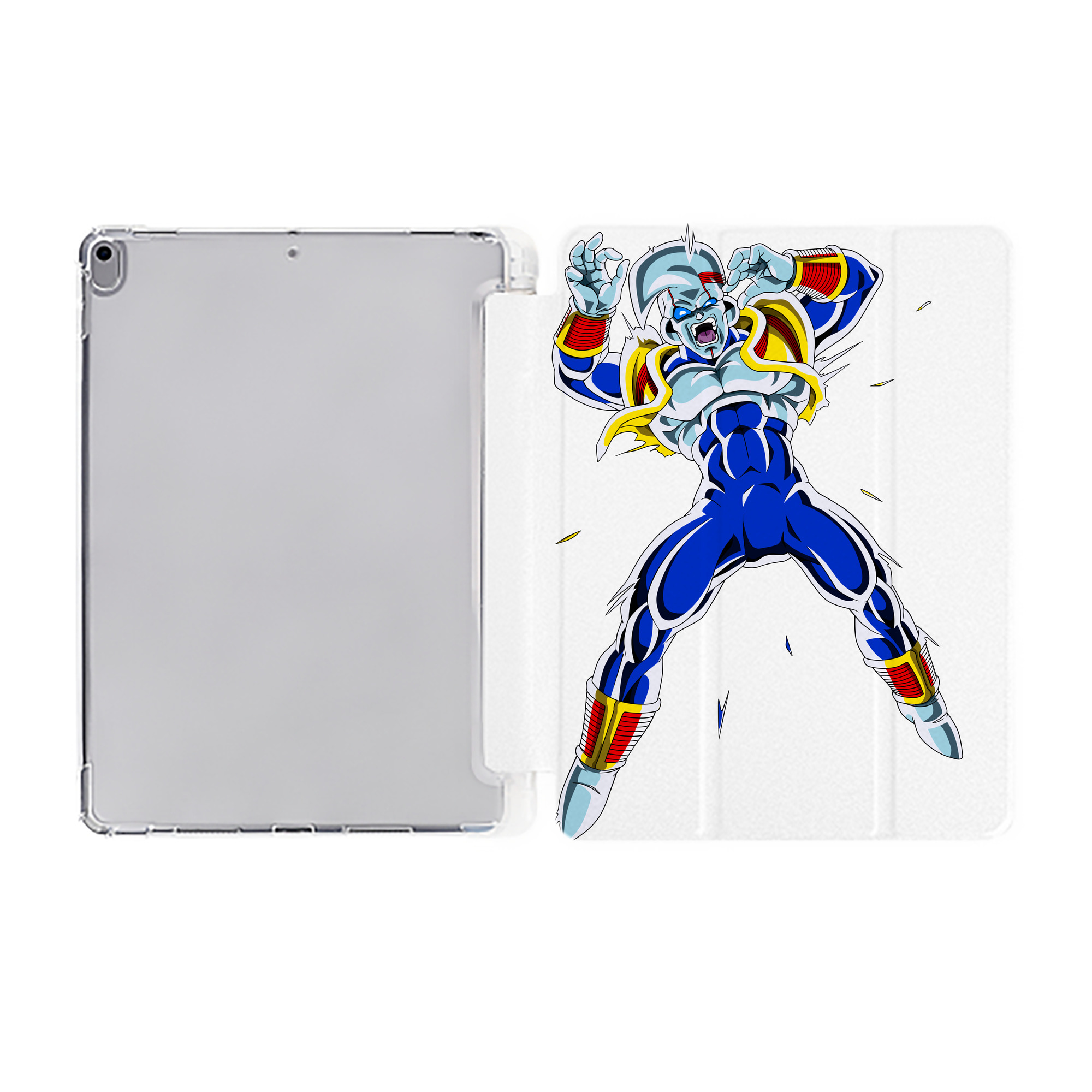 （画像用） ドラゴンボール DRAGON BALL IPad ケース ペン収納付き 三つ折りスタンド PUレザー×シリコン 対応機種9.5/10.5/10.9インチ